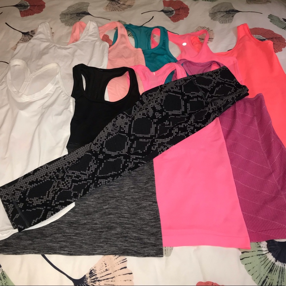 Lululemon tanks and wunder under bundle!